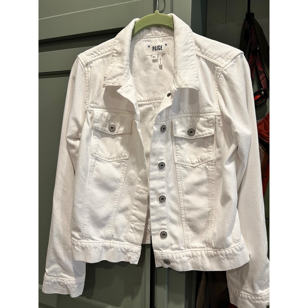 Paige White Denim Jacket